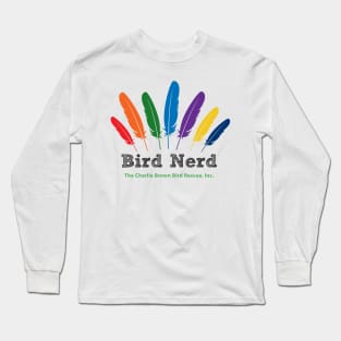 CB bird nerd 2 - black type Long Sleeve T-Shirt